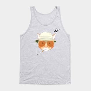 Fear and Loathing Cat - Ginger Tank Top